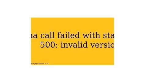 ollama call failed with status code 500 invalid version ubuntu