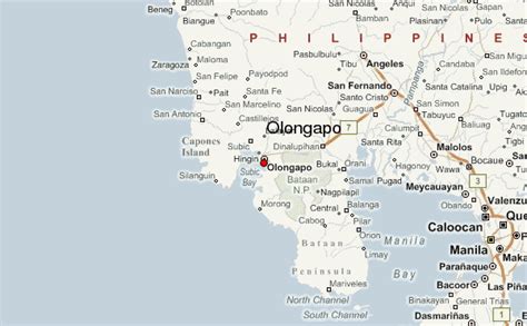 olongapo city map philippines
