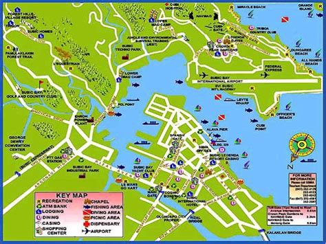 olongapo philippines map subic bay