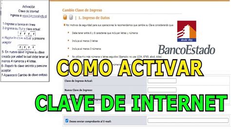 olvide clave internet banco estado