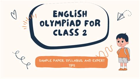 olympiad exam for class 2 english syllabus