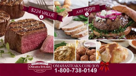 omaha steaks christmas special on tv