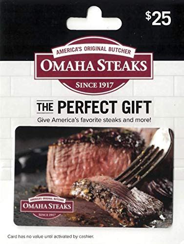 omaha steaks gift card redeem online