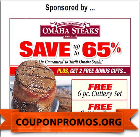 omaha steaks menu coupons