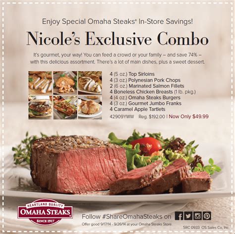 omaha steaks store specials