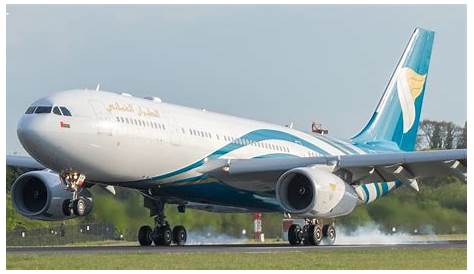 Oman Air Inaugural Landing at Manchester Airport A330200