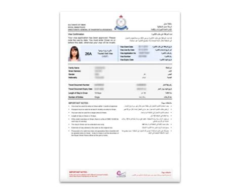 oman e visa cost for gcc residents
