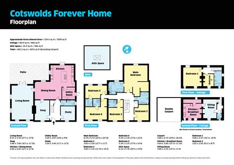 omaze cotswold house floor plan