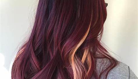 Ombre Hair Black To Maroon Tumblr On