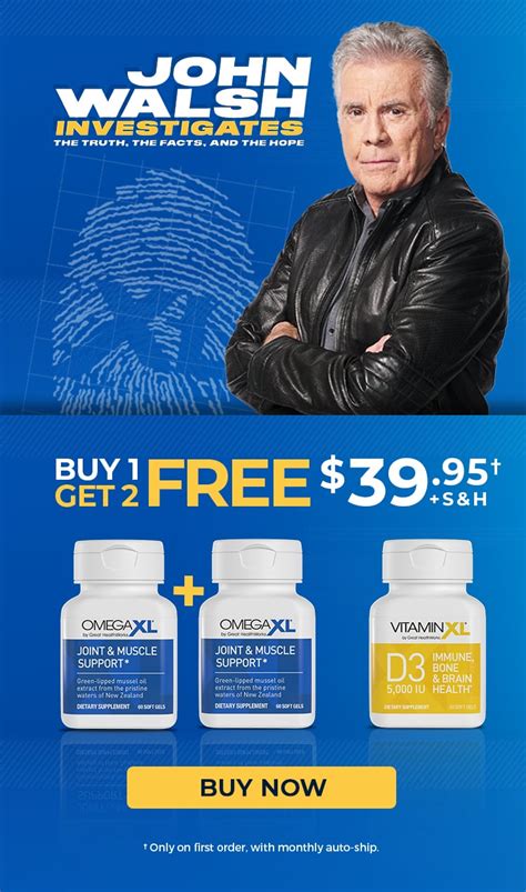 omega 3 xl john walsh