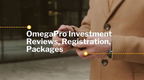 omega pro investment packages