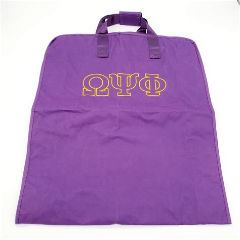 omega psi phi garment bag