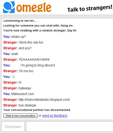 omegle online talk to strangers with