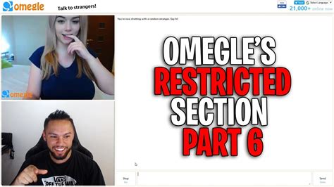 omegle restricted section not censored