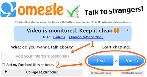 omegle without sign in