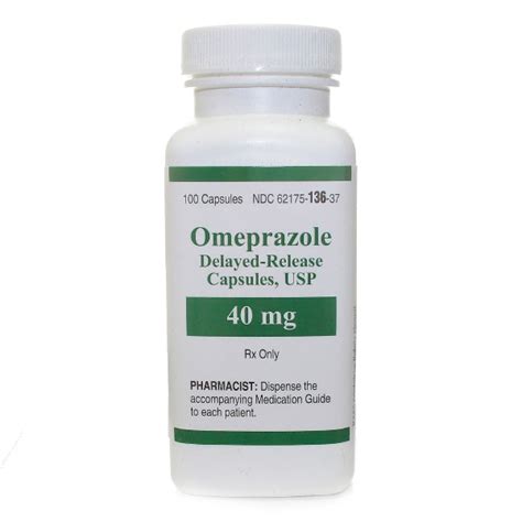 Omeprazole 40mg DR: Effective Relief for Acid Reflux Symptoms