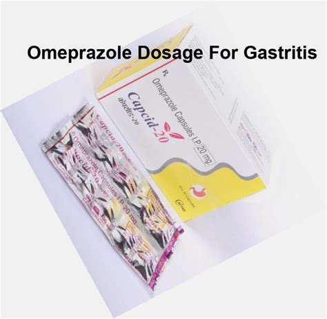 omeprazole dosage for gastritis