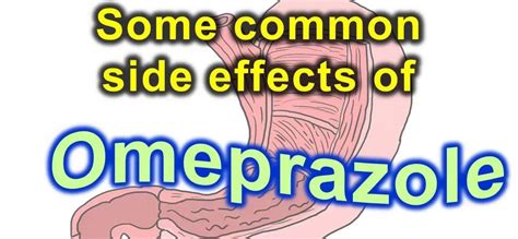 omeprazole major side effects