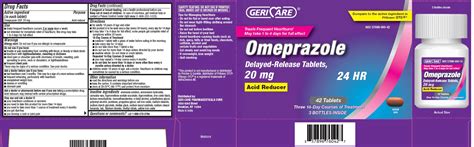 omeprazole trade name and generic name