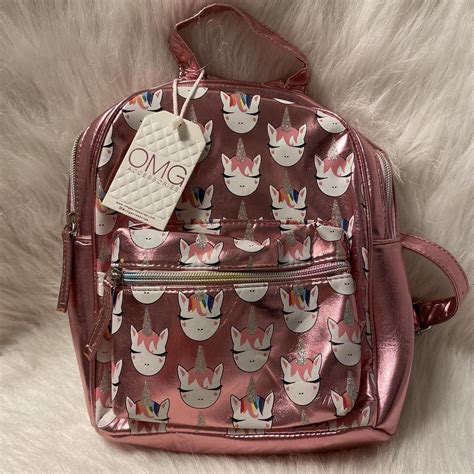 Omg Pink Unicorn Backpack