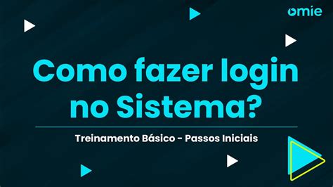 omie login entrar no sistema