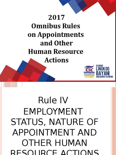 omnibus rules on appointment revised 2018 pdf