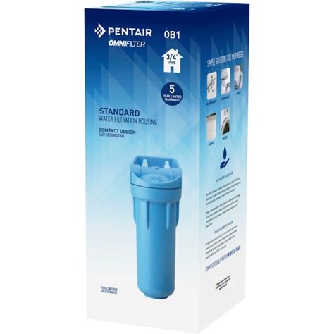 Omnifilter OB1 3/4" NPT Whole House Water Filter. Cartridge Not