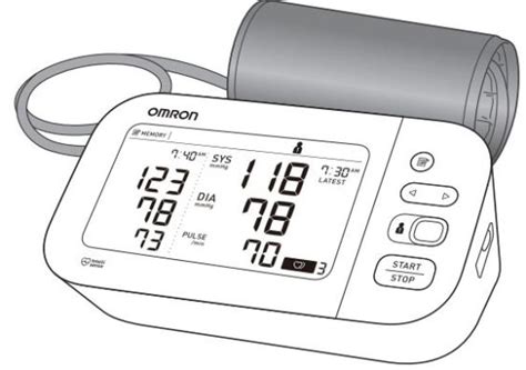 omron blood pressure monitor manual bp7350