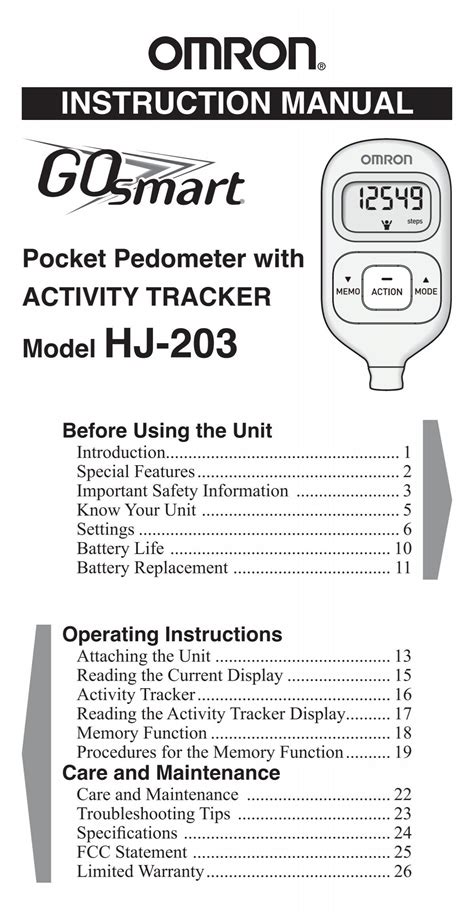 OMRON PEDOMETER VIVAPharmacy