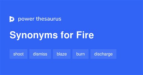 On Fire Phrase Synonyms