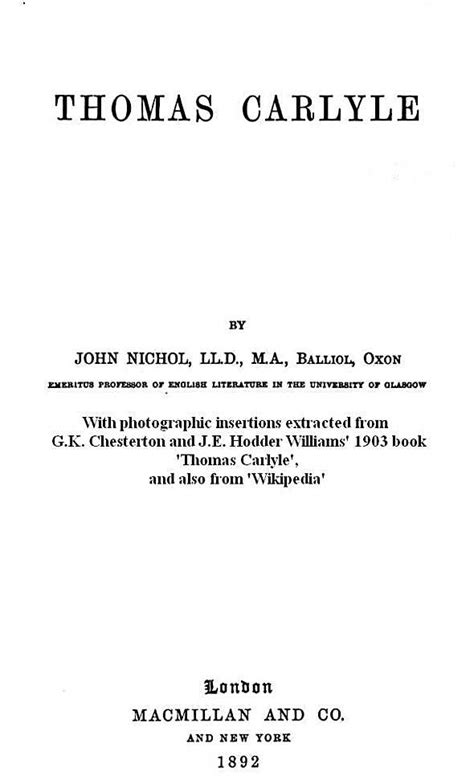 on history by thomas carlyle summary