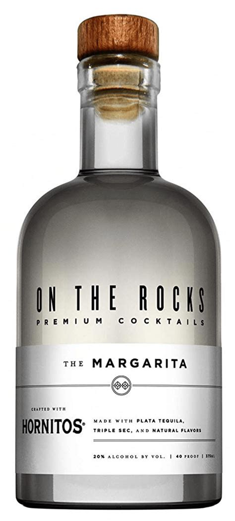 on the rocks margarita bottle