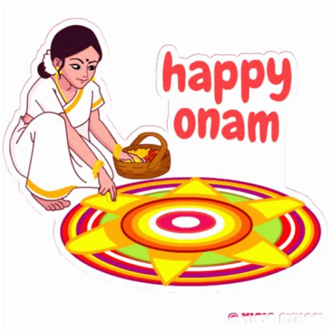 Happy Onam Animated Gif Images, Pictures