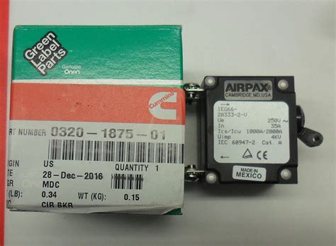 Onan Generator Breaker Replacement