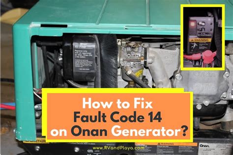 Onan Generator Fault Code 14