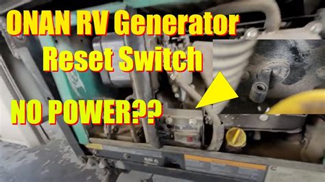 Onan Generator Service Reset