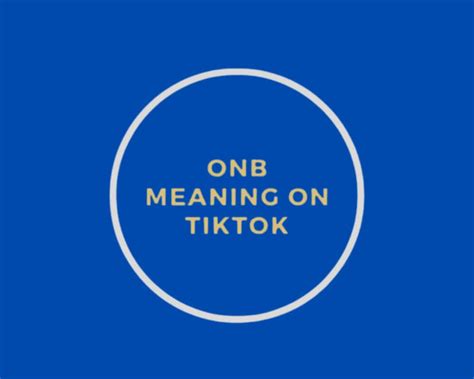 onb urban dictionary