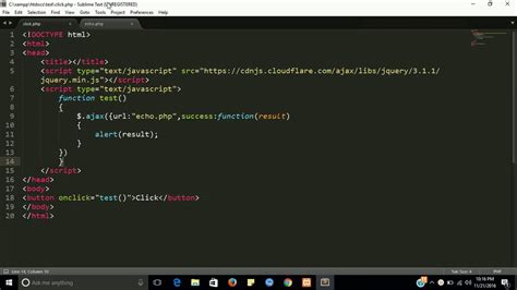 onclick function in php w3schools