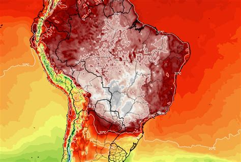 onda de calor no brasil