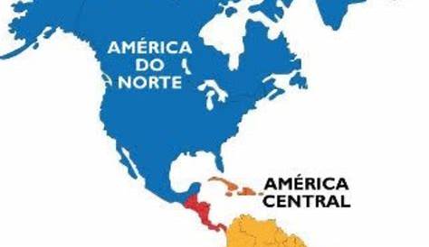 O continente americano localização
