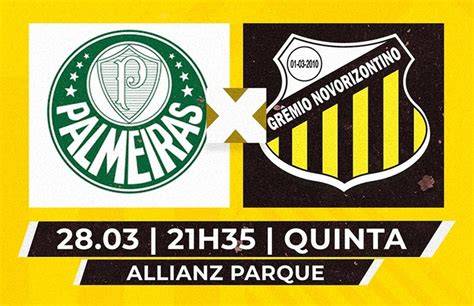 onde assistir novorizontino x palmeiras