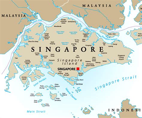 onde fica singapura no mapa