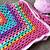 one big granny square blanket crochet pattern