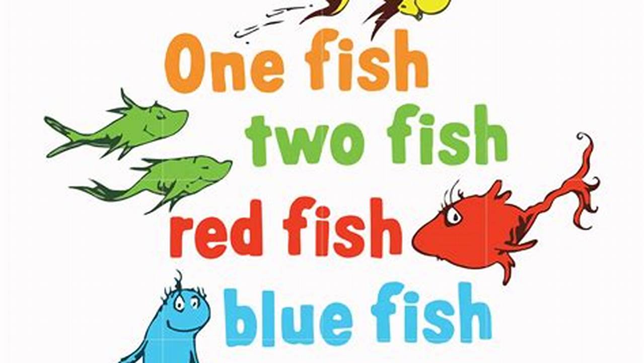 Discover the Hidden Gems of "One Fish Two Fish Red Fish Blue Fish": Free SVG Cut Files and Surprises