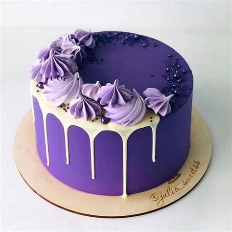 Purple birthday cake. Everything Cake Pinterest Purple