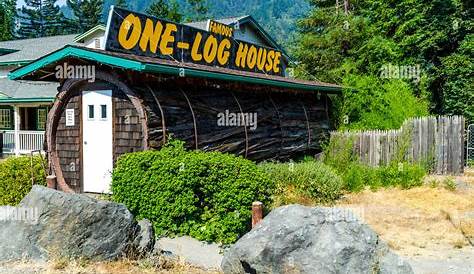 One Log House The Original Tiny House In Piercy, California