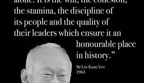 Lee Kuan Yew: In his own words