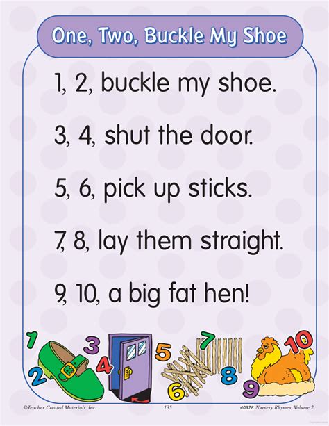One Two Buckle My Shoe Printable: News, Tips, Review, And Tutorial