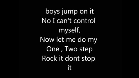 Ciara One Two Step (Lyrics). YouTube