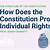 one way the constitution safeguards individual rights is through